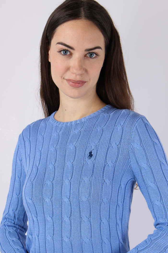 Pullover Girocollo Trecce Litchfield Blue-7