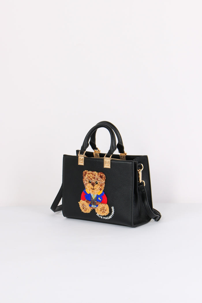 Mini Shopping Orsetto Black-3