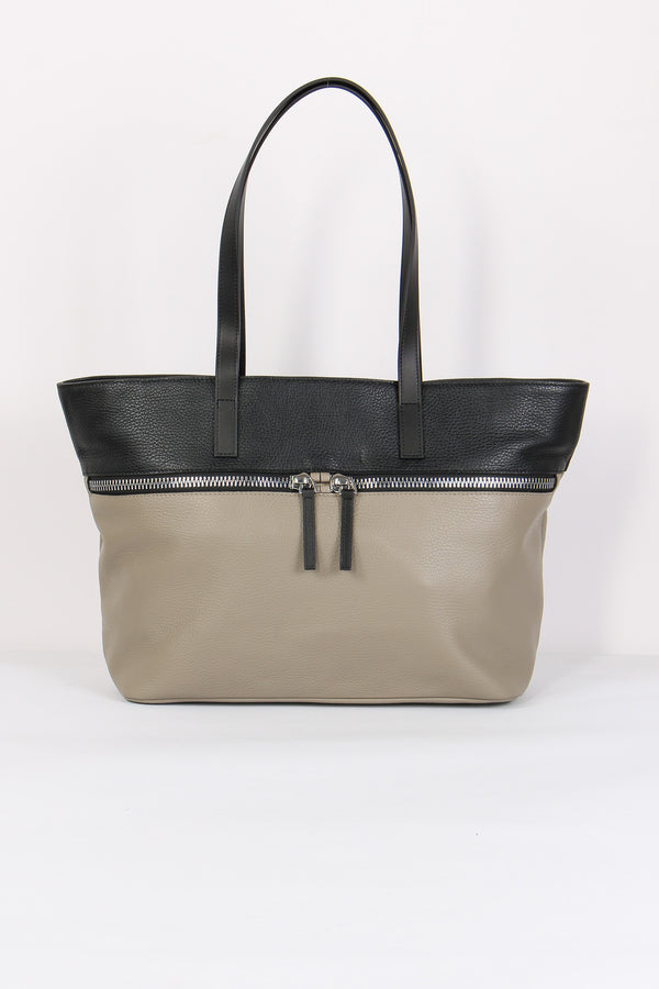 Corallina Shopping Zip Grande Fossil Black