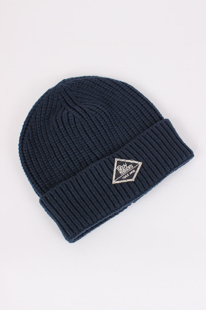 Cuffia Logo Basica Blue Navy-4