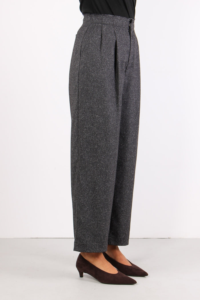 Pantalone Sale Pepe Vita Sfrangiata Nero-6