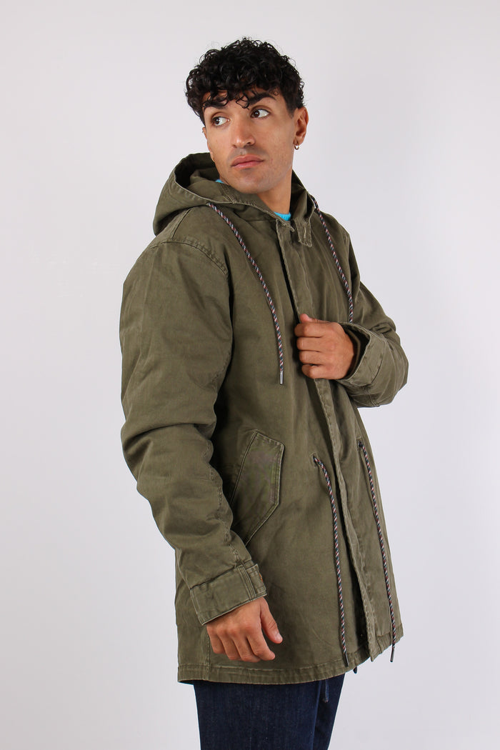 Parka Inserto Patch Verde-4
