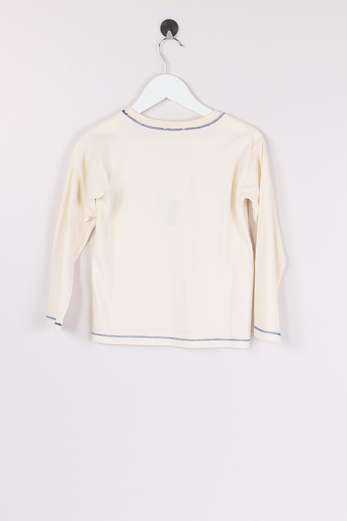 T-shirt Cotone Stampa Cane Naturale-2