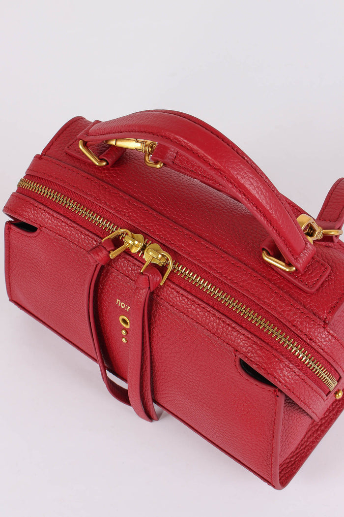 Mini Trapezio Pelle Martellata Blood-5