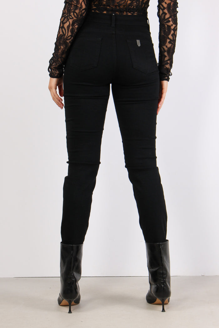 Denim Ideal Bimateriale Ecopel Nero-4