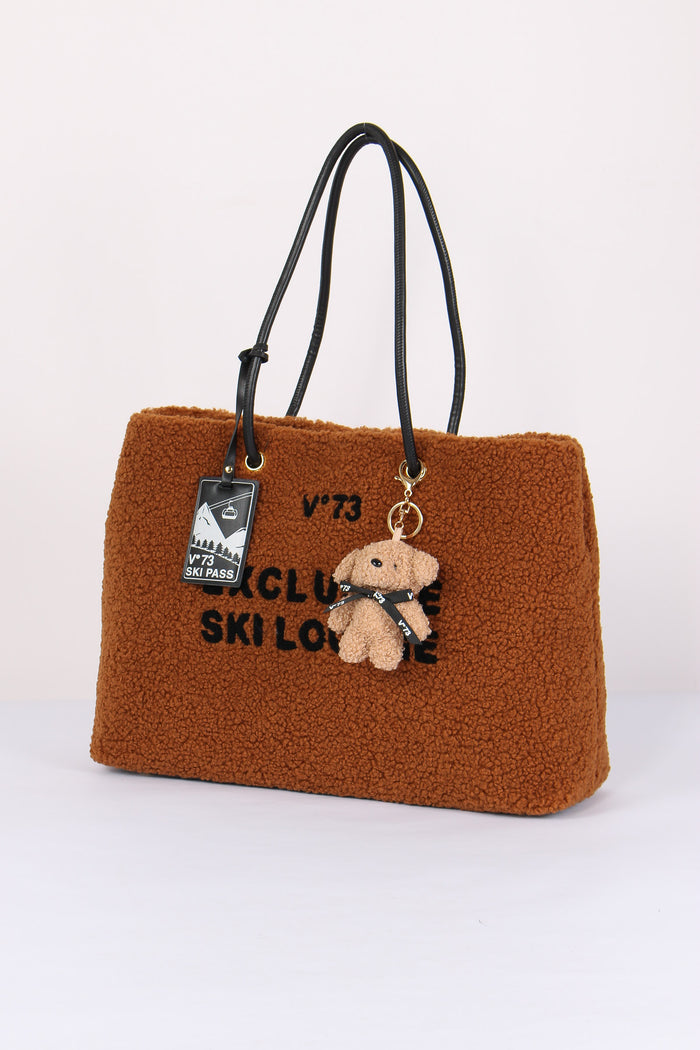 Ski Lounge Shopping Teddy Cuoio/nero-2