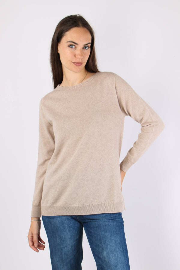 Collo Alto Manica Raglan Ghiaccio