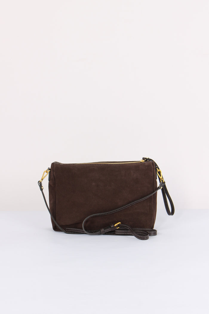 Nora Pouch Pochette Suede Moka-3