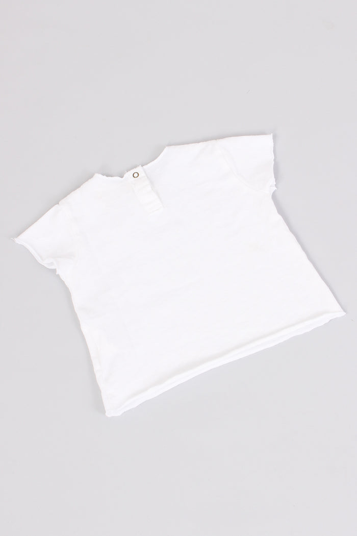 T-shirt Mc Scritta Bianco/rosa-5