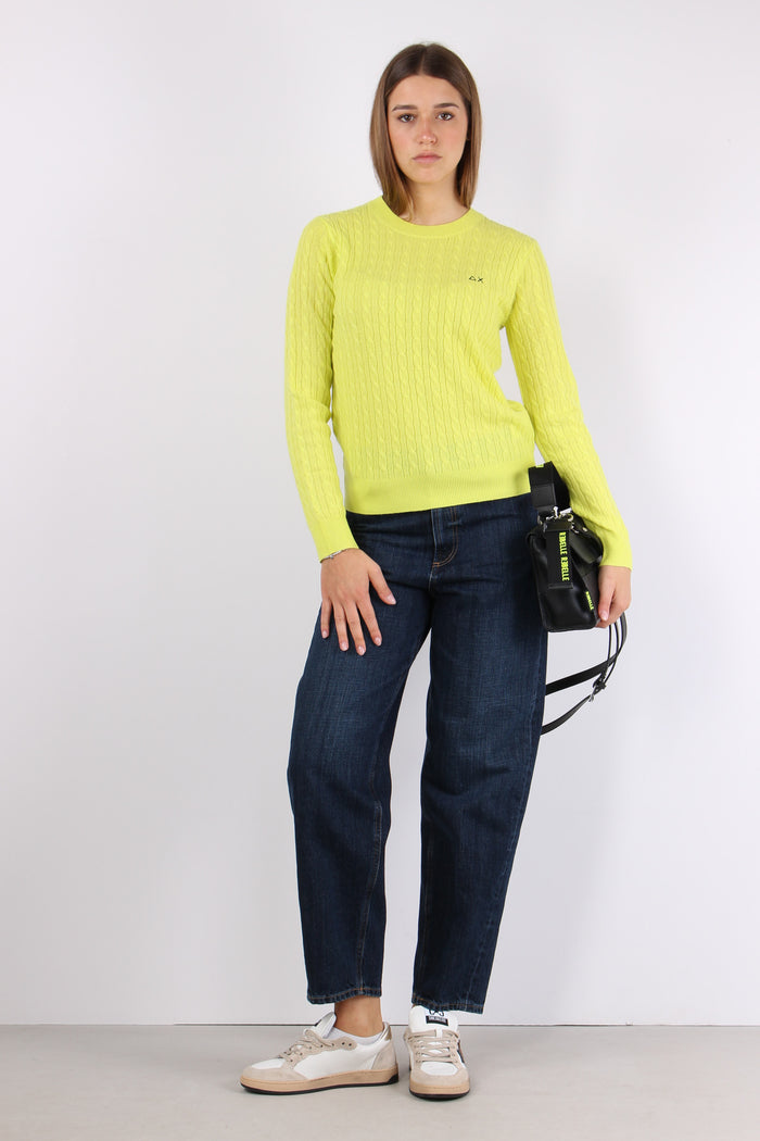 Girocollo Trecce Giallo-3