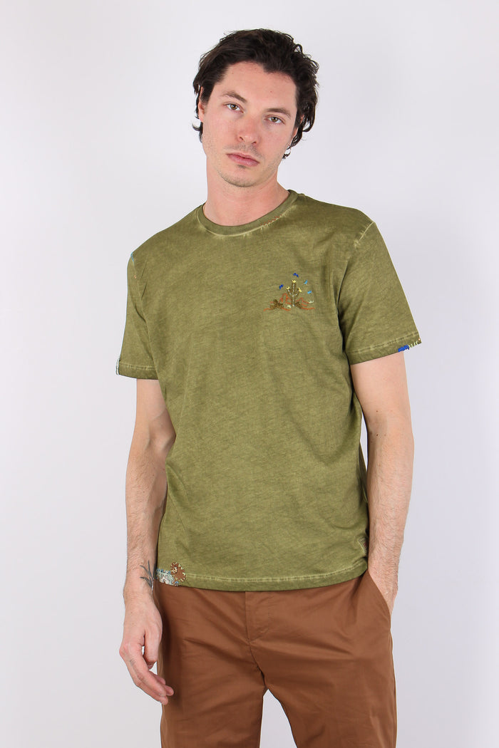 T-shirt Ricamo Cactus Selva-2