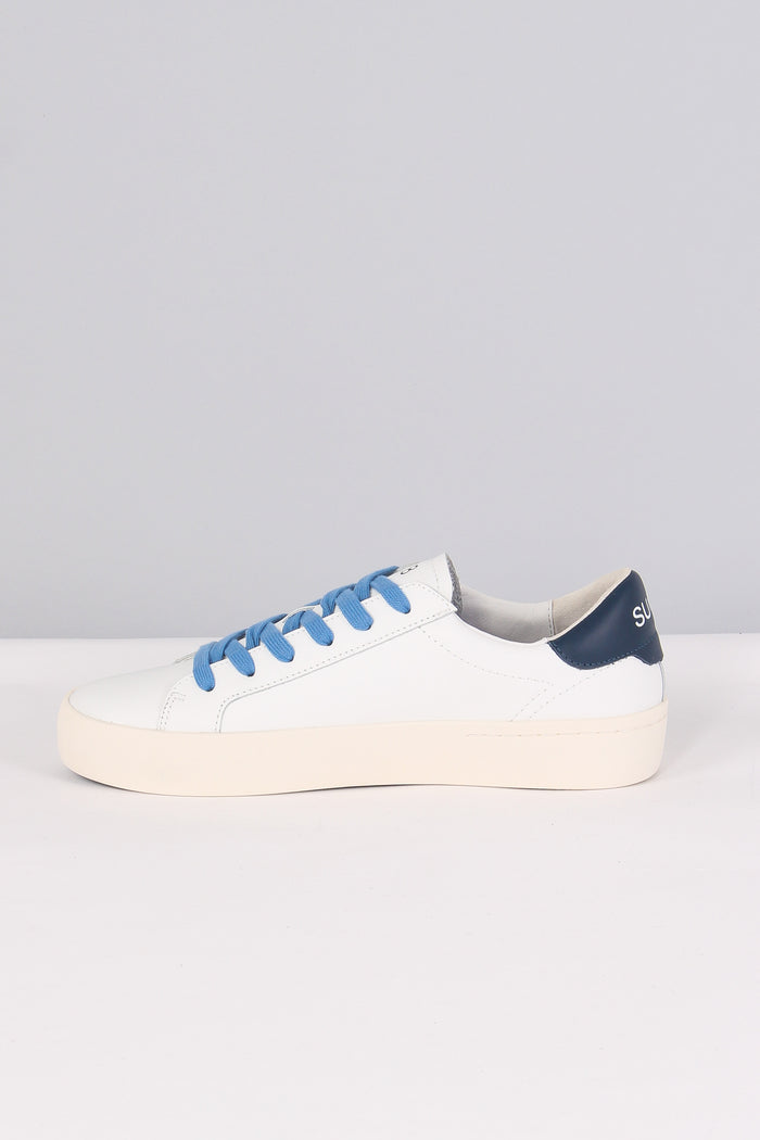 Sneaker Street Leather Bianco/navy-4