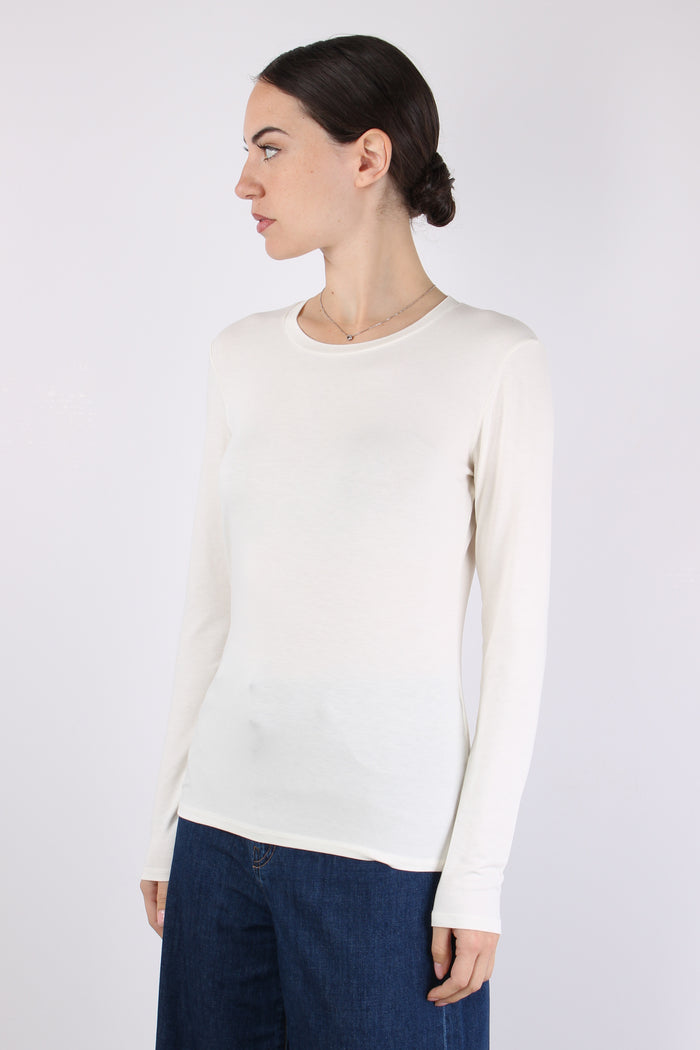 Multie T-shirt Ml Jersey Ecru-8