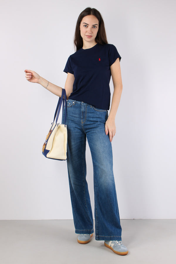 T-shirt Manica Corta Basica Cruise Navy