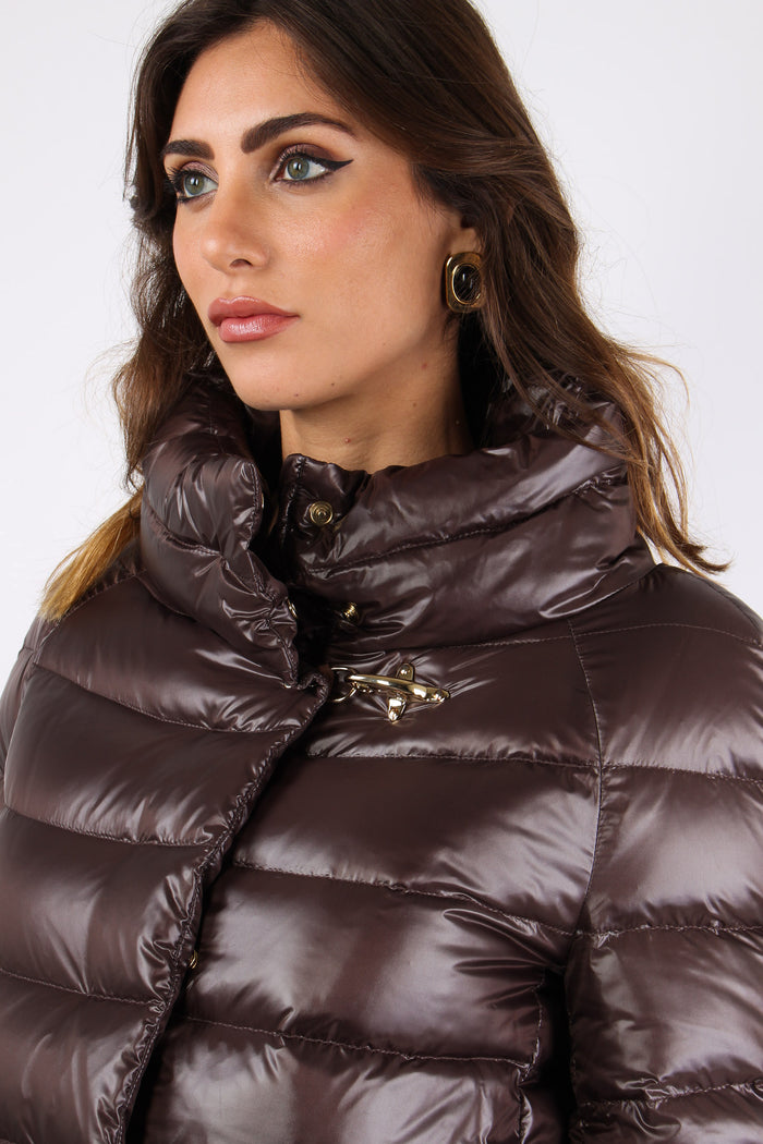 Piumino Cappa Gancio Cioccolato-8