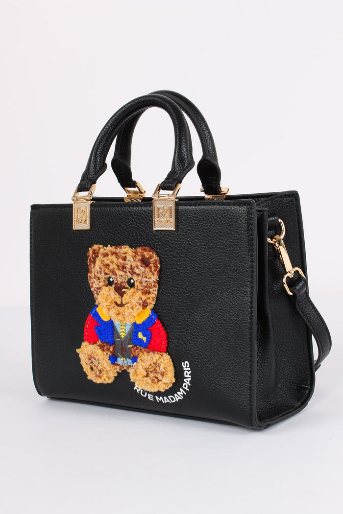 Mini Shopping Orsetto Black-5