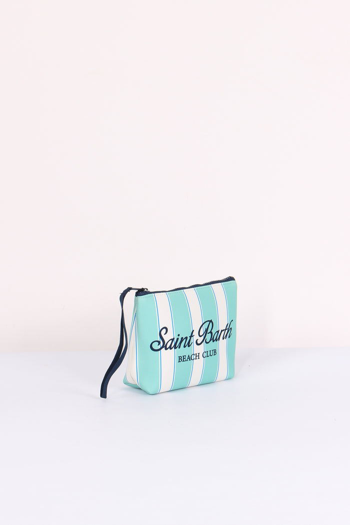 Aline Pochette Righe Verde-5