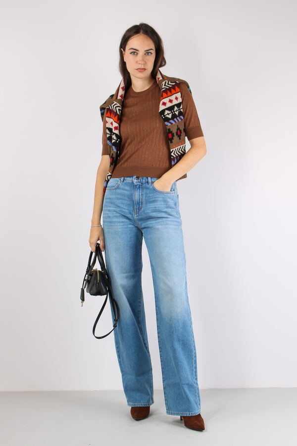 Pila Maglia Filato Lana Seta Visone