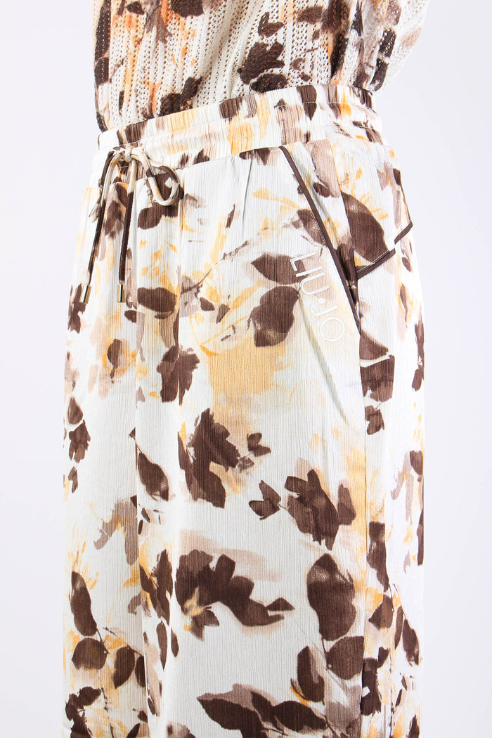 Pantalone Fantaia Coulisse Brown Shades-8