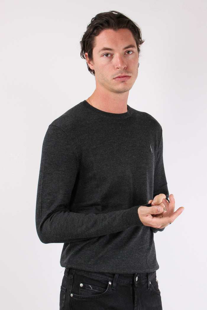 Maglia Girocollo Lana Merinos Dark Granite-7