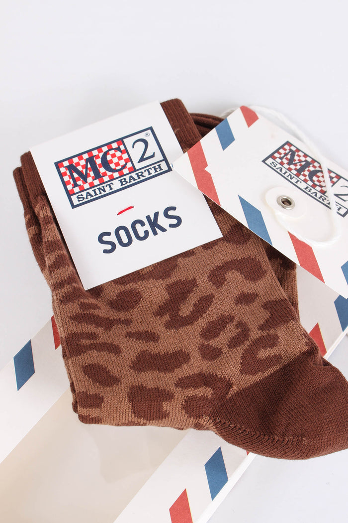 Calzino Lungo Animalier Leopard-4