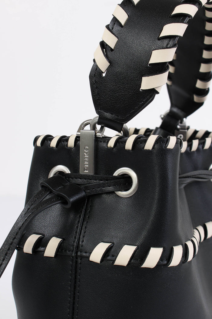 Secchiello Mini Impunture Nero/bianco-5