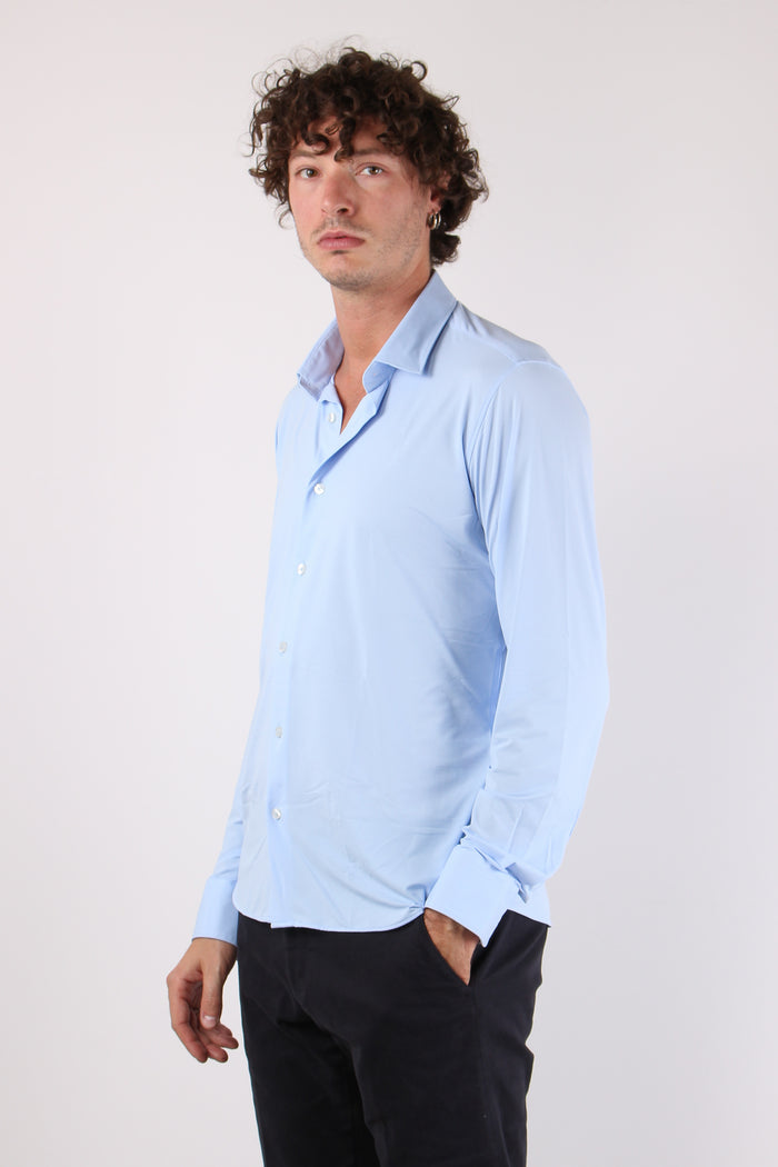 Camicia Oxford Light Blue-5