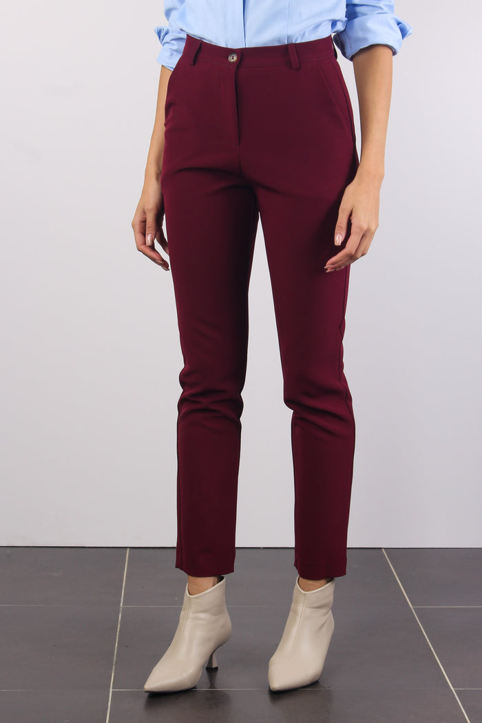 Pantalone New York Tecnico Bordeaux-5