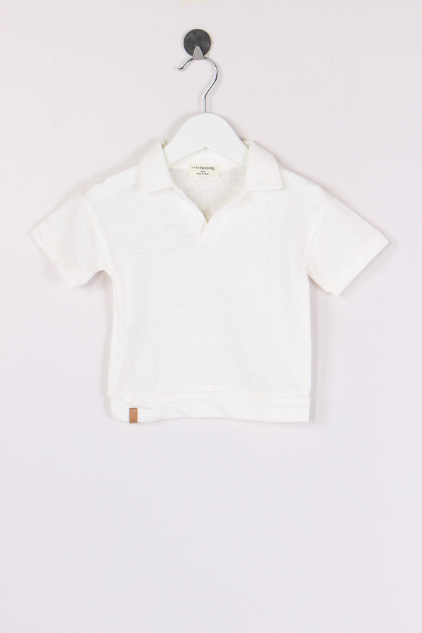 Polo Lino Off White