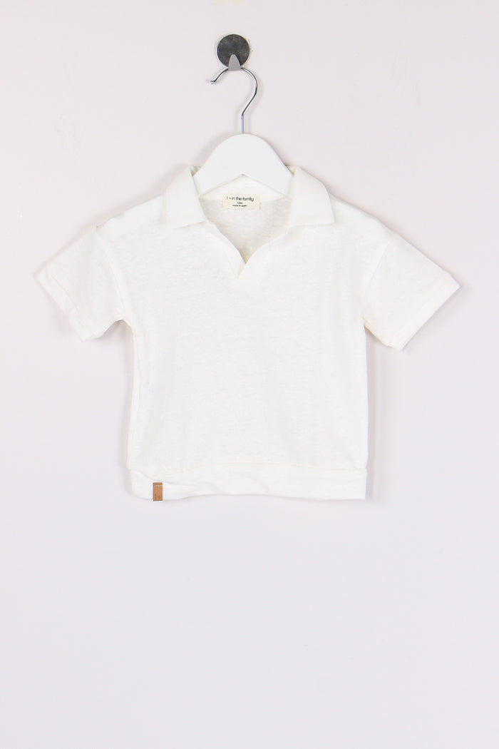 Polo Lino Off White