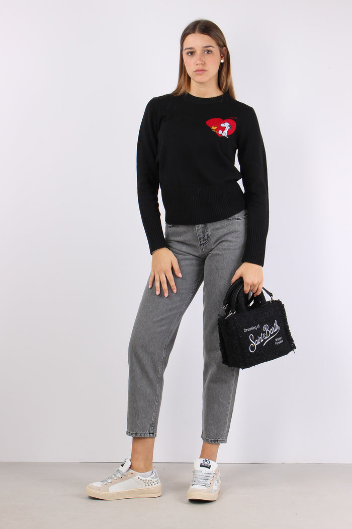 Maglia Cuore Laterale Nero