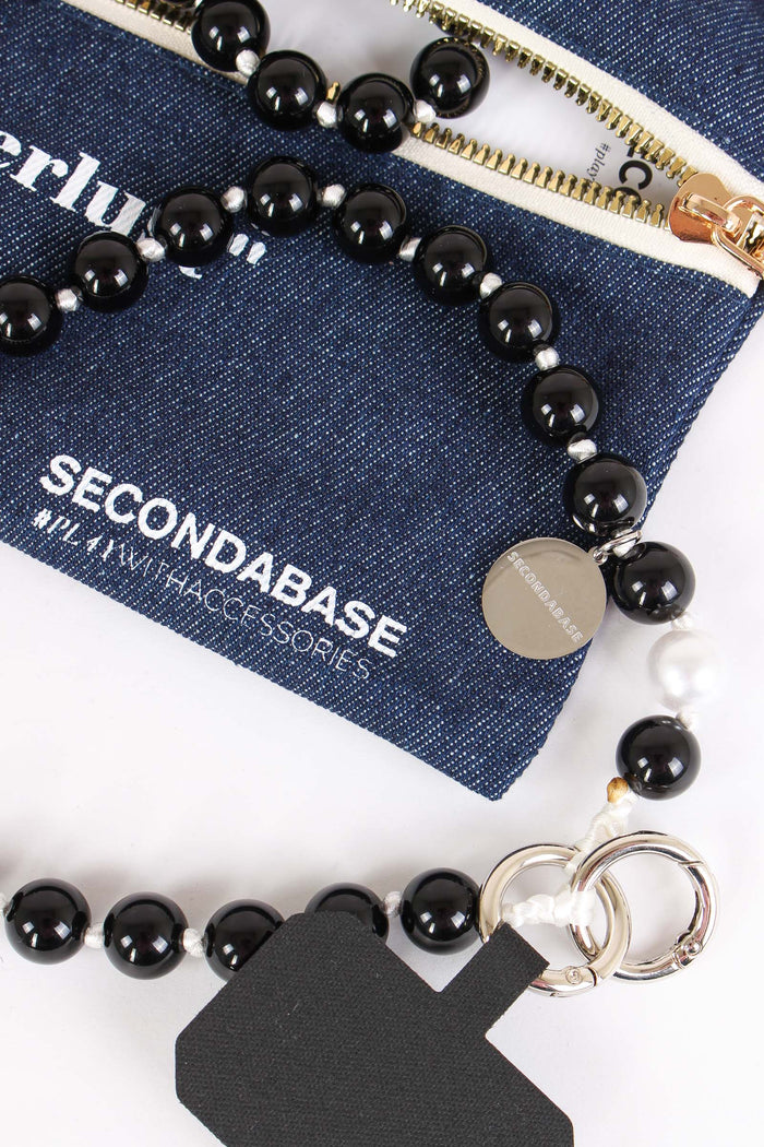 Portacellulare Perle Nero-3