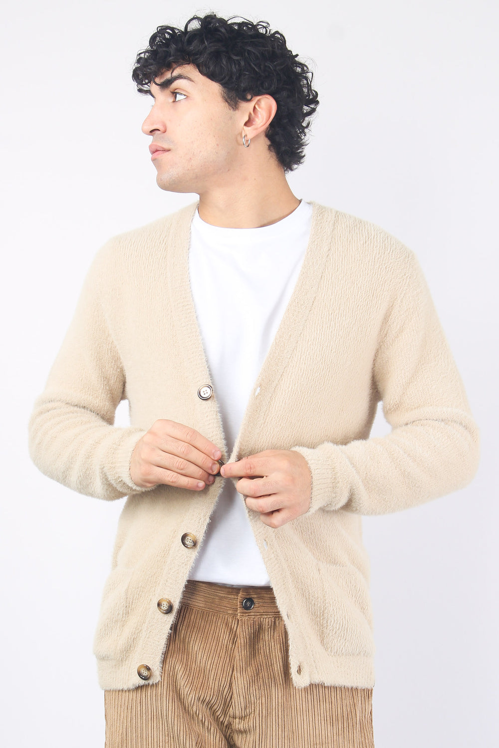 Cardigan Bottoni Oro Terra » Fabbri Boutiques