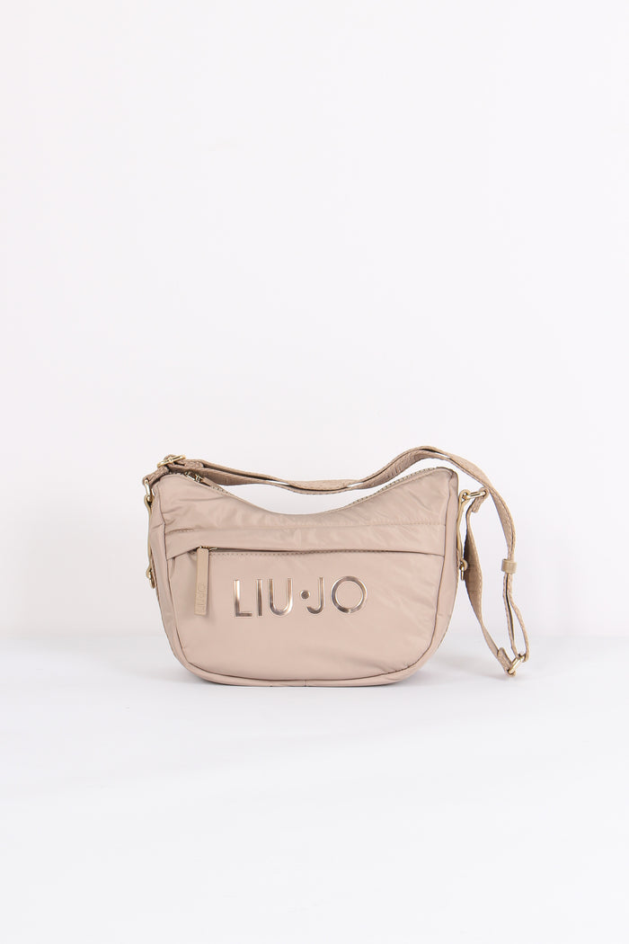 Mezzaluna Nylon Logo Champagne-2