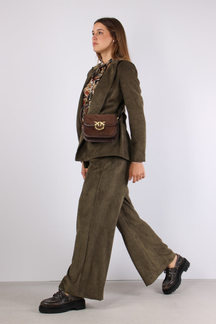 Giacca Doppiopetto Velluto Cos Militare-6