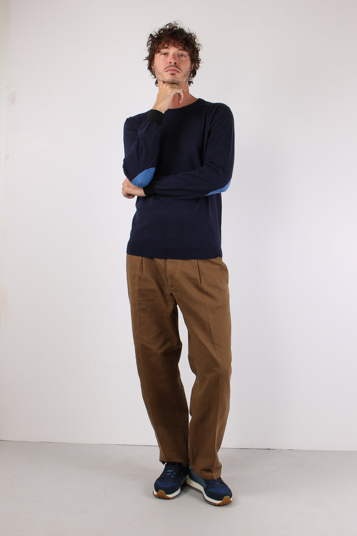 Maglia Profilo Toppa Navy Blue