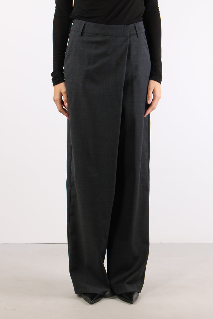 Pantalone Bottoni Asimmetrici Asphalt-3