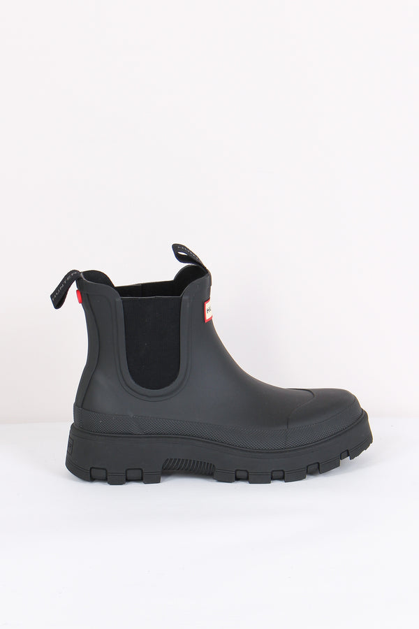 Elastic Chelsea Boot Black