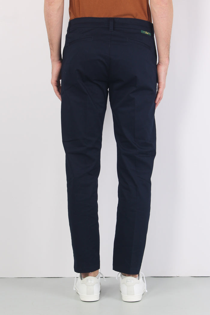 Pantalone Chino Regular Blu-3