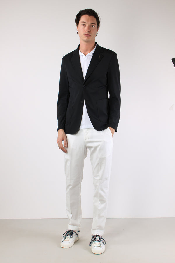 Giacca Traverl Tessuto Tecnico Nero