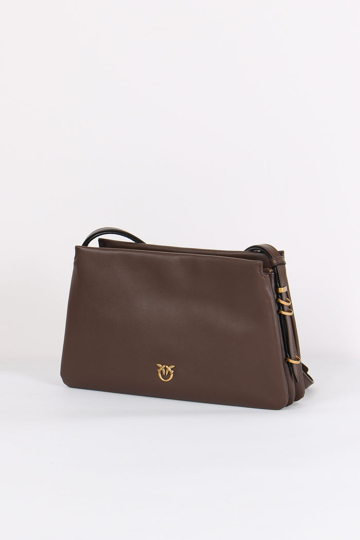 Tracolla Triplet 3 Scomparti Marrone/castagna-2