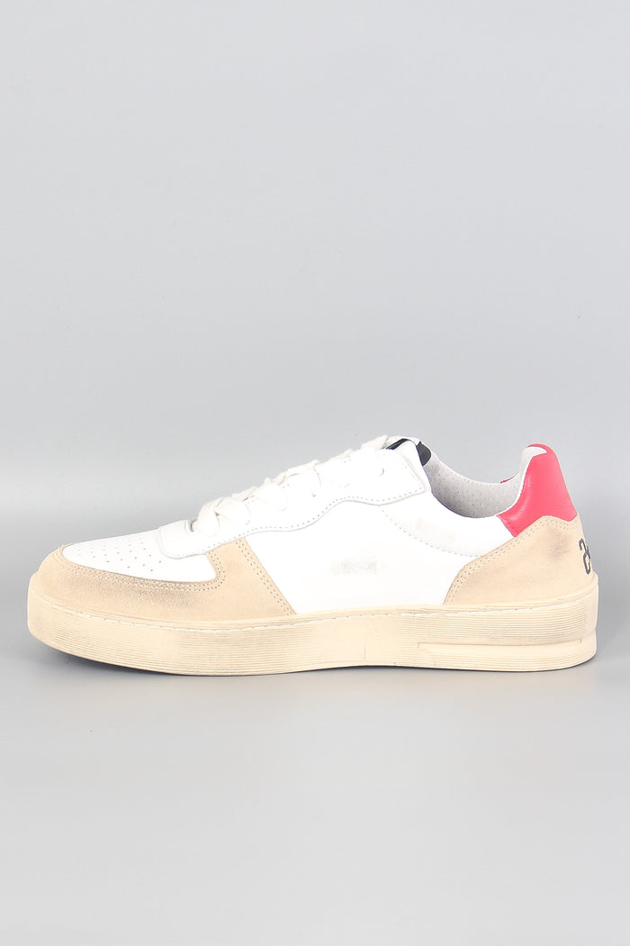 Sneaker Padel Star Bianco/beige/rosso-4