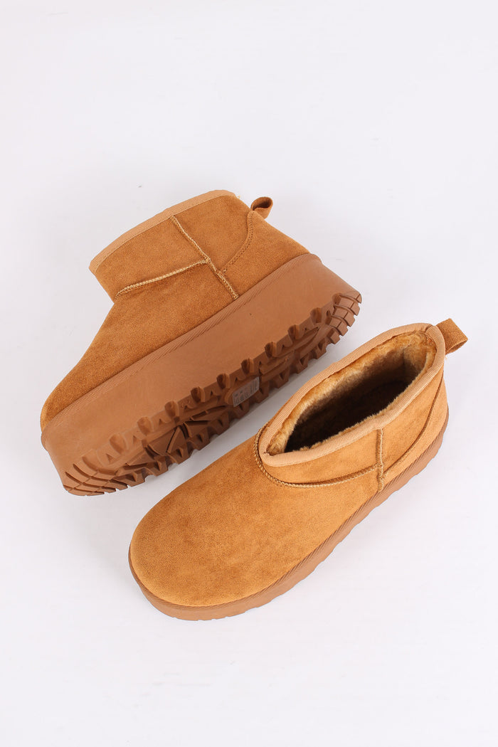 Stivale Inserto Teddy Cuoio-2