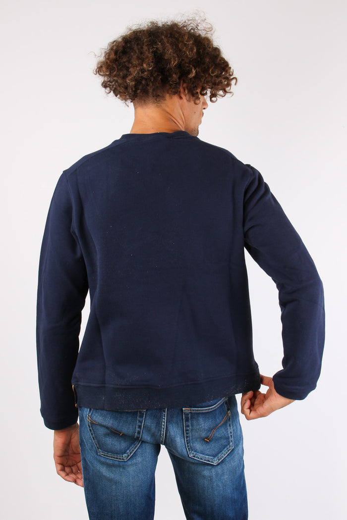 Felpa Logo Tono Su Tono Blue Depth-4