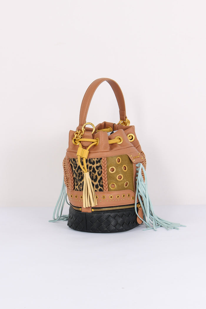 Secchiello Multi Materiale Cuoio-6