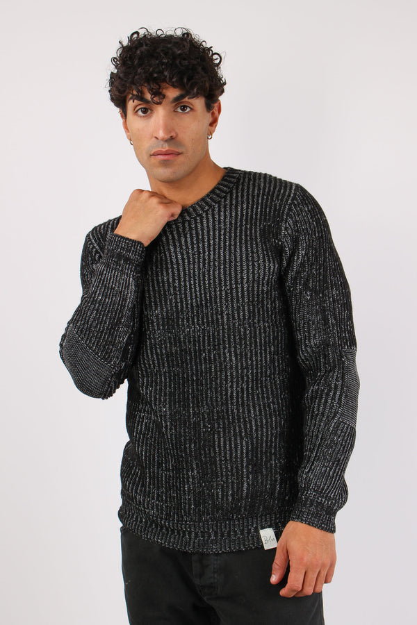 Girocollo Costa Inglese Bicolo Nero/perla