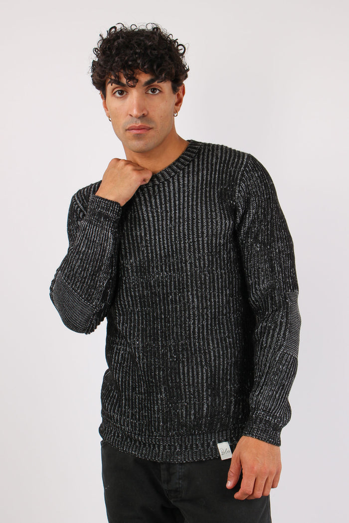 Girocollo Costa Inglese Bicolo Nero/perla