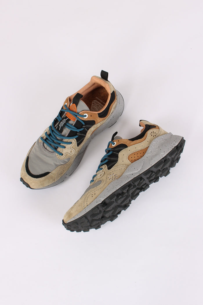 Sneakers Yamano 3 Suede/nylon Dark Beige/grey-5
