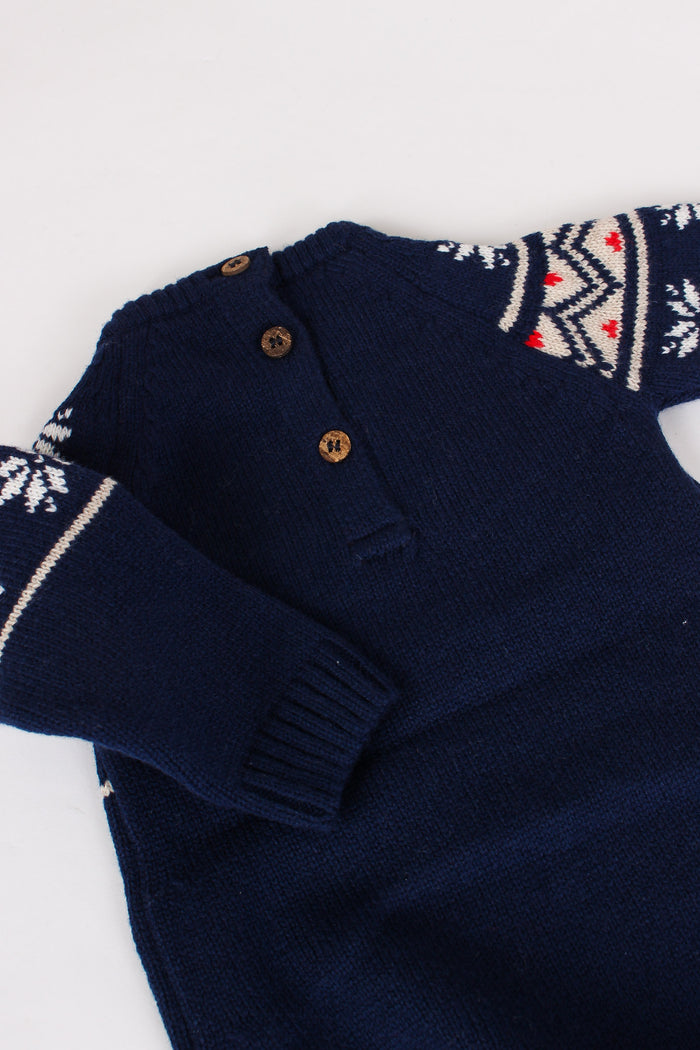 Tuta Fantasia Norvegese Blu/latte/beige-5