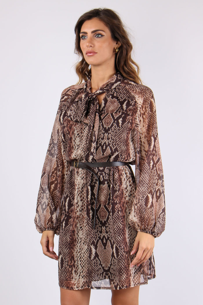 Abito Laccetto Collo Stampa Pi Moro-3